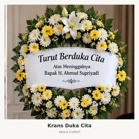 Krans Bunga Duka Banggai Kepulauan